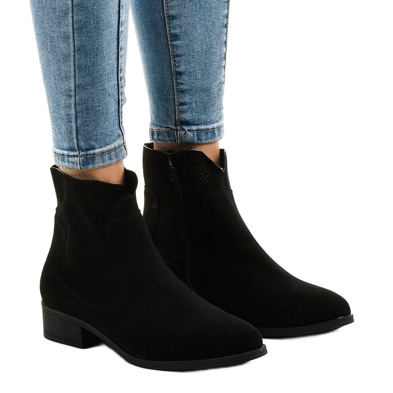 Stivali da cowboy neri 22M nero
