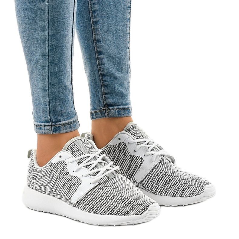 Scarpe sportive da donna bianche 7-6875C multicolore