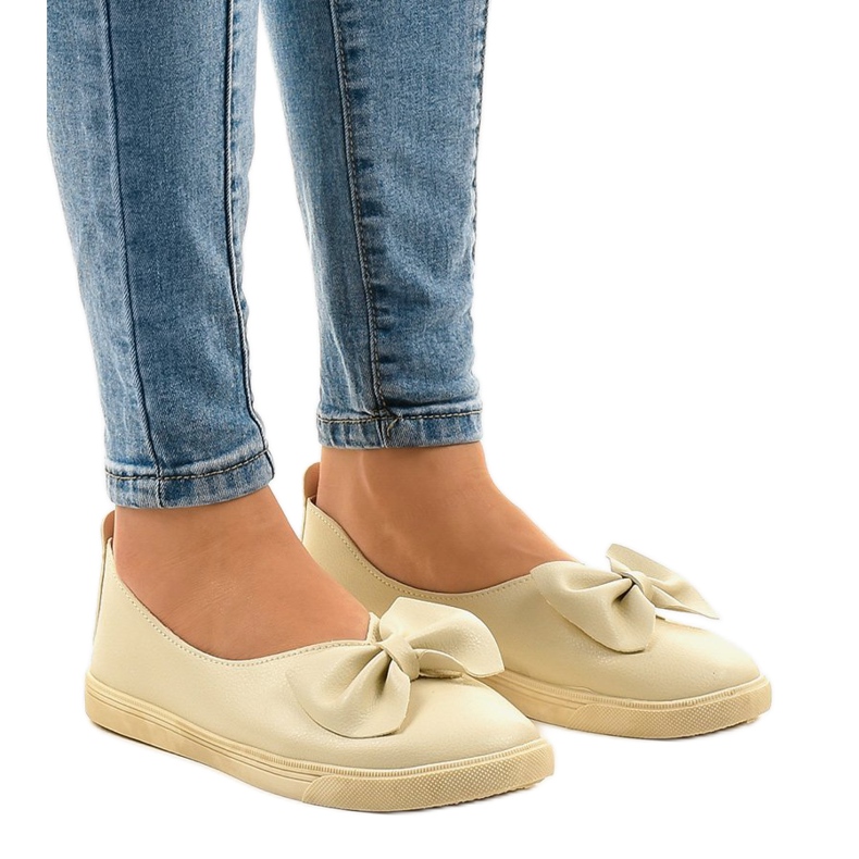 Sneakers slip-on beige 8895-3