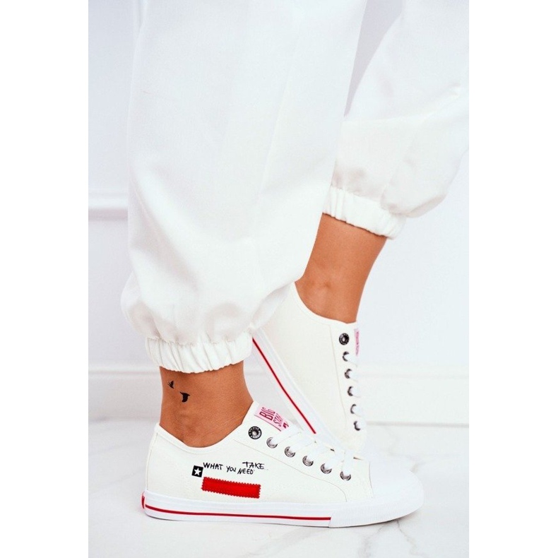 Sneakers da donna Big Star bianche FF274079 bianca