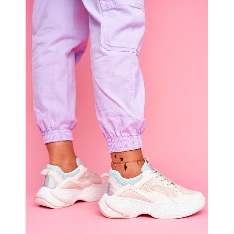 SEA Scarpe sportive da donna rosa BL205 bianco multicolore