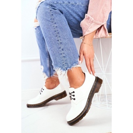 SEA Scarpe da donna laccate bianche NC991 bianca