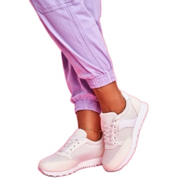 SEA BL189 scarpe sportive beige da donna bianca marrone
