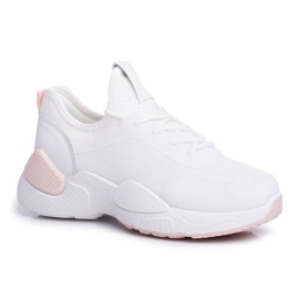 BUGO Scarpe Sportive da Donna Fellen . Rosa e Bianche bianco