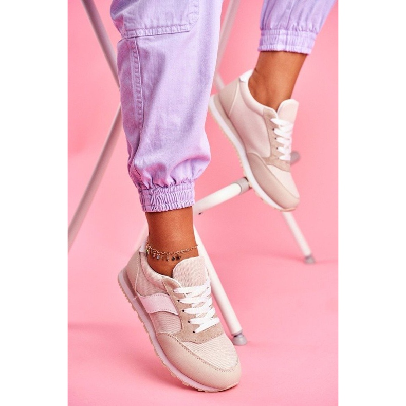 SEA BL189 scarpe sportive beige da donna