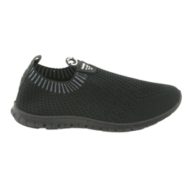 Sneakers senza lacci nere Mckey DTN842 nero grigio