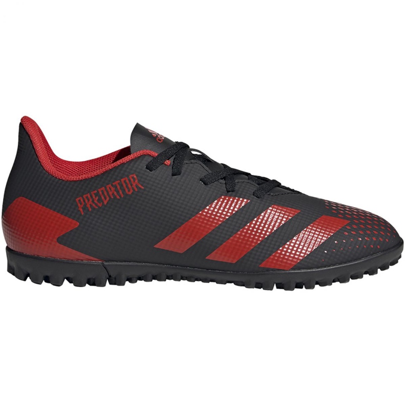 Scarpe da calcio Adidas Predator 20.4 Tf EE9585 nero rosso nero