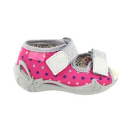 Scarpe da bambino gialle Befado 342P008 rosa grigio
