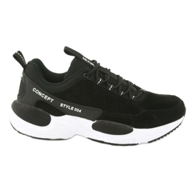 Scarpe sportive in pelle scamosciata McKey MSP1464 nero