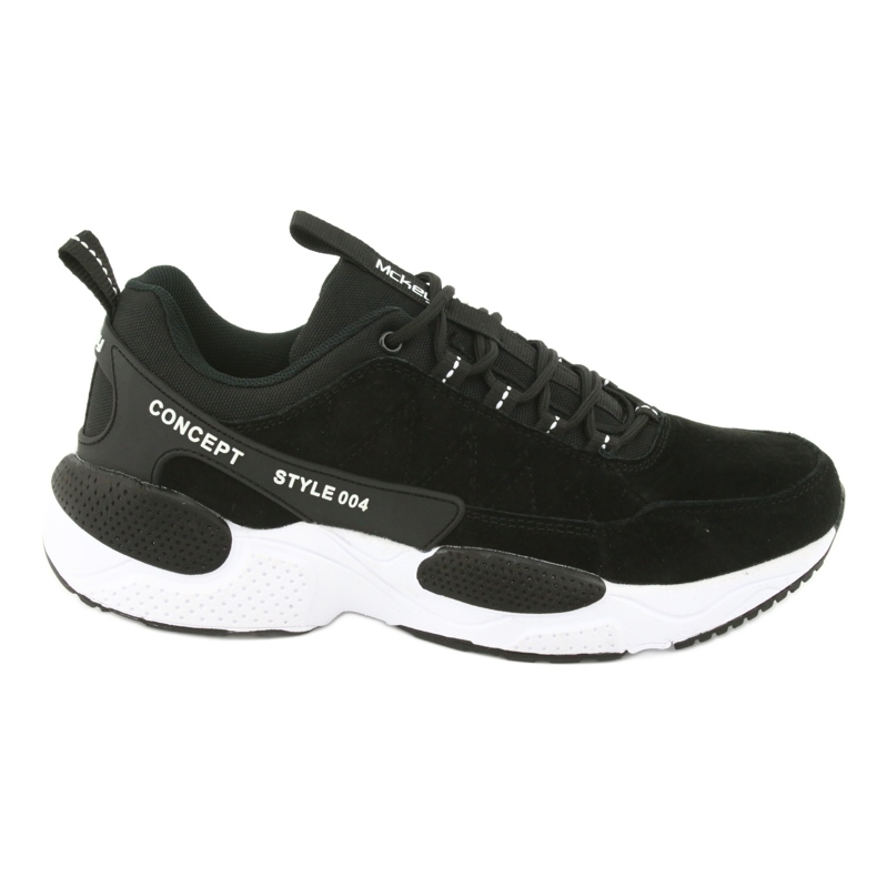 Scarpe sportive in pelle scamosciata McKey MSP1464 nero