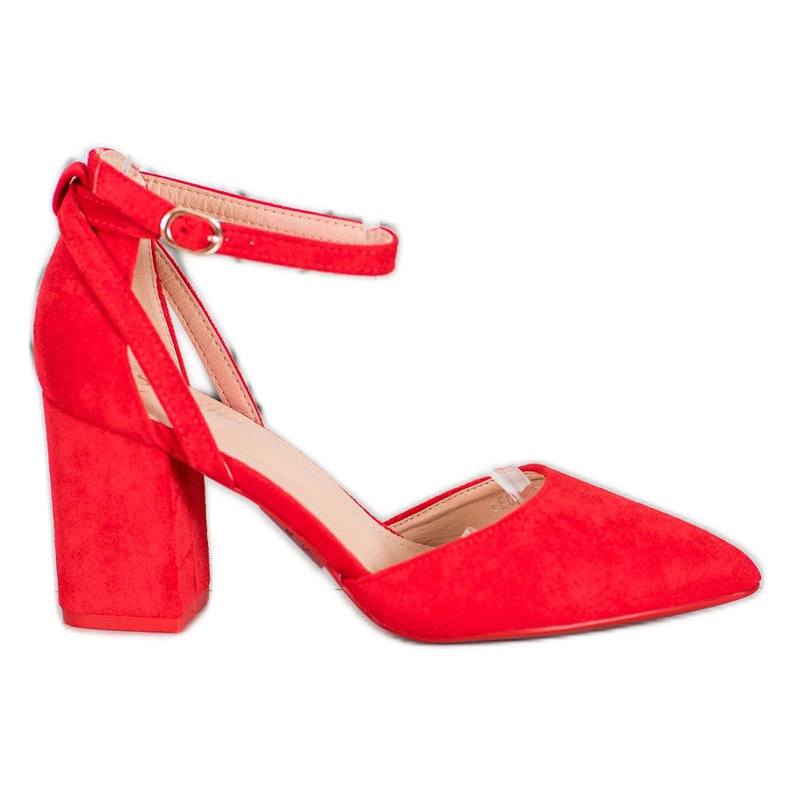 Seastar Décolleté in pelle scamosciata alla moda rosso