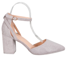 Seastar Décolleté in pelle scamosciata alla moda grigio