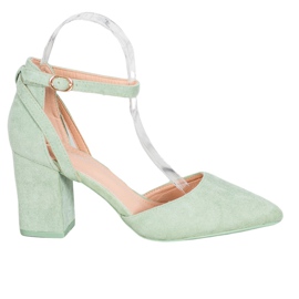 Seastar Décolleté in pelle scamosciata alla moda verde