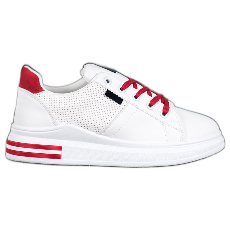 SHELOVET Scarpe sportive bianche alla moda bianca