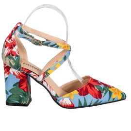 Seastar Décolleté casual con fiori multicolore