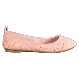 SHELOVET Ballerine traforate rosa