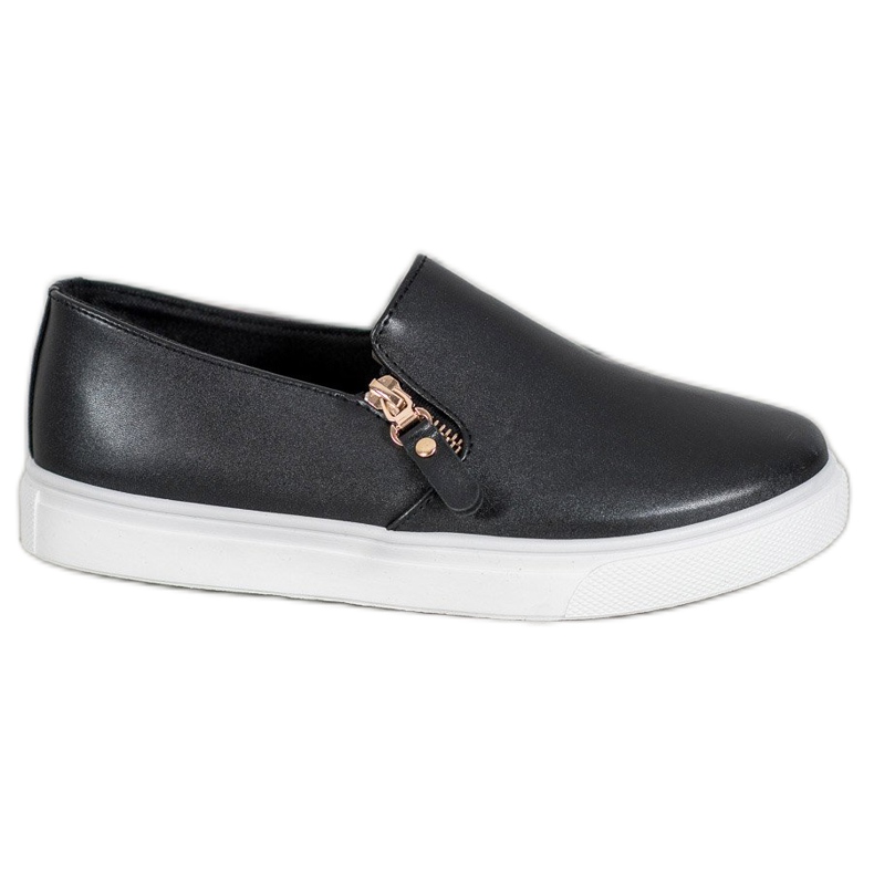 SHELOVET Slip neri con cerniera nero