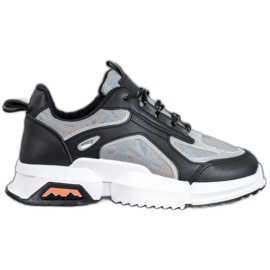 SHELOVET Sneakers sportive sulla piattaforma nero multicolore