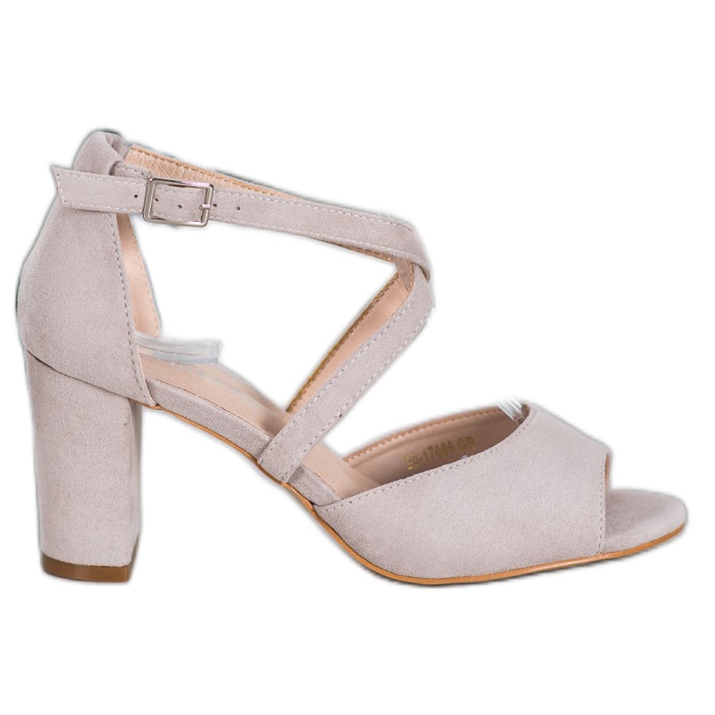 Sandali VINCEZA in camoscio grigio