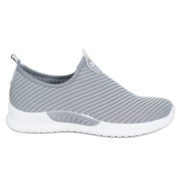 SHELOVET Scarpe sportive slip-on grigio