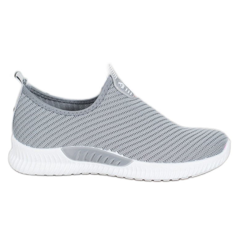SHELOVET Scarpe sportive slip-on grigio