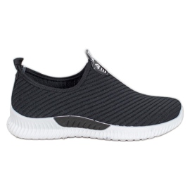 SHELOVET Scarpe sportive slip-on nero
