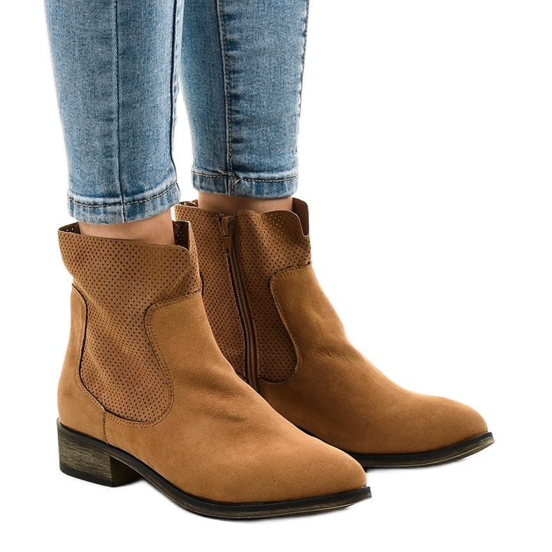 Stivali da cowboy cammello 22M marrone