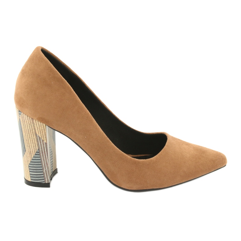 Décolleté Filippo 1103 in camoscio beige