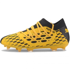 Scarpe da calcio Puma Future 5.3 Netfit Fg Ag Jr 105806 03 giallo