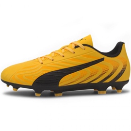 Scarpe da calcio Puma One 20.4 Fg Ag Jr 105840 01 giallo