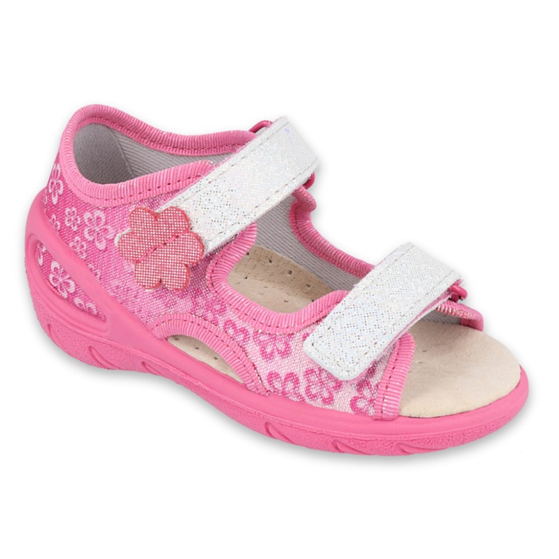 Scarpe per bambini Befado pu 065X138 rosa grigio