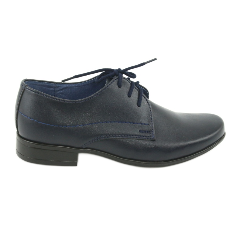 Gregors Scarpe da ragazzo in pelle blu blu inserto blu