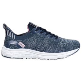 Ax Boxing Scarpe in tessuto leggero blu
