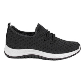 SHELOVET Scarpa sportiva traforata nera nero