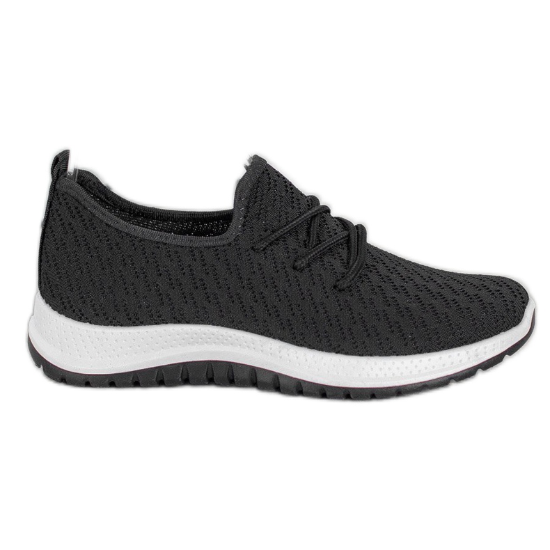 SHELOVET Scarpa sportiva traforata nera nero