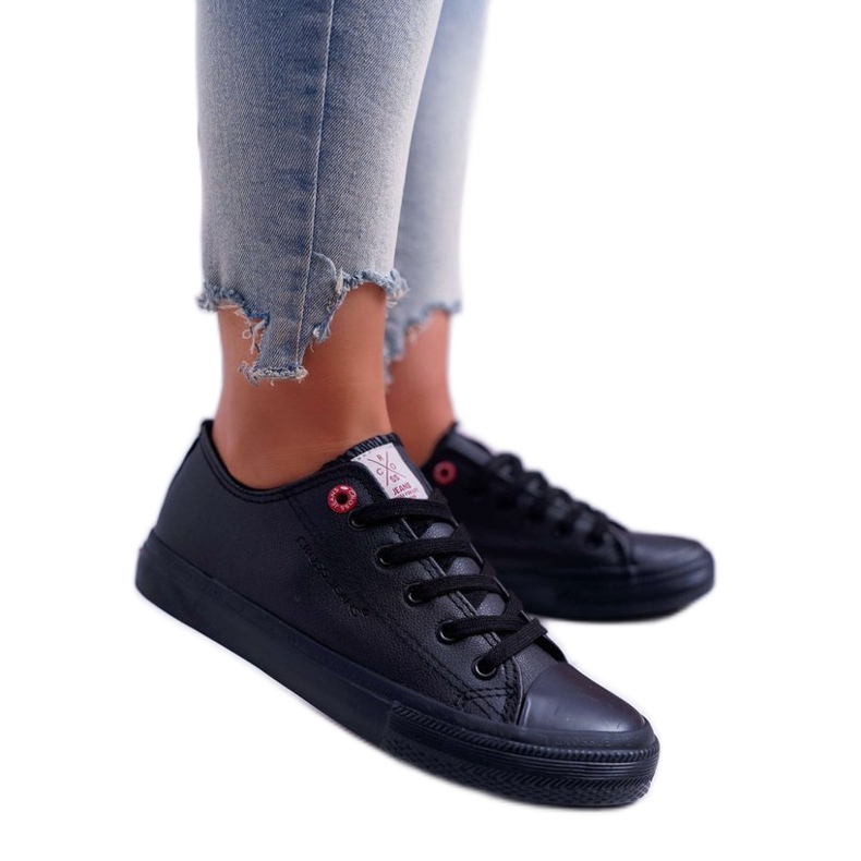 Sneakers nere da donna Cross Jeans DD2R4029 nero