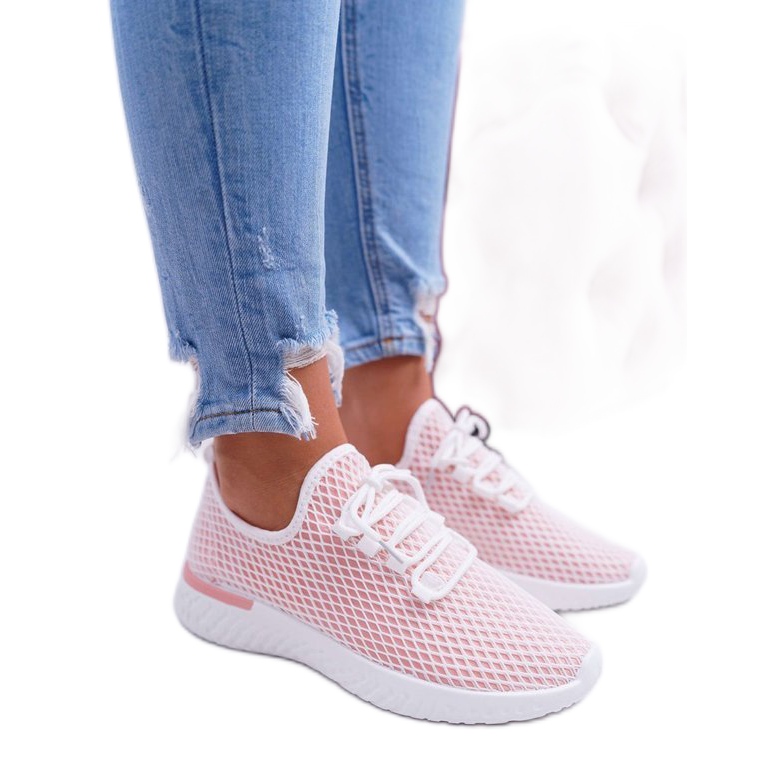 Scarpe Sportive Donna Mesh Rosa Fiance