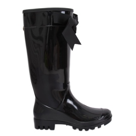 Galosce da donna nere 812-10 Nere nero giallo