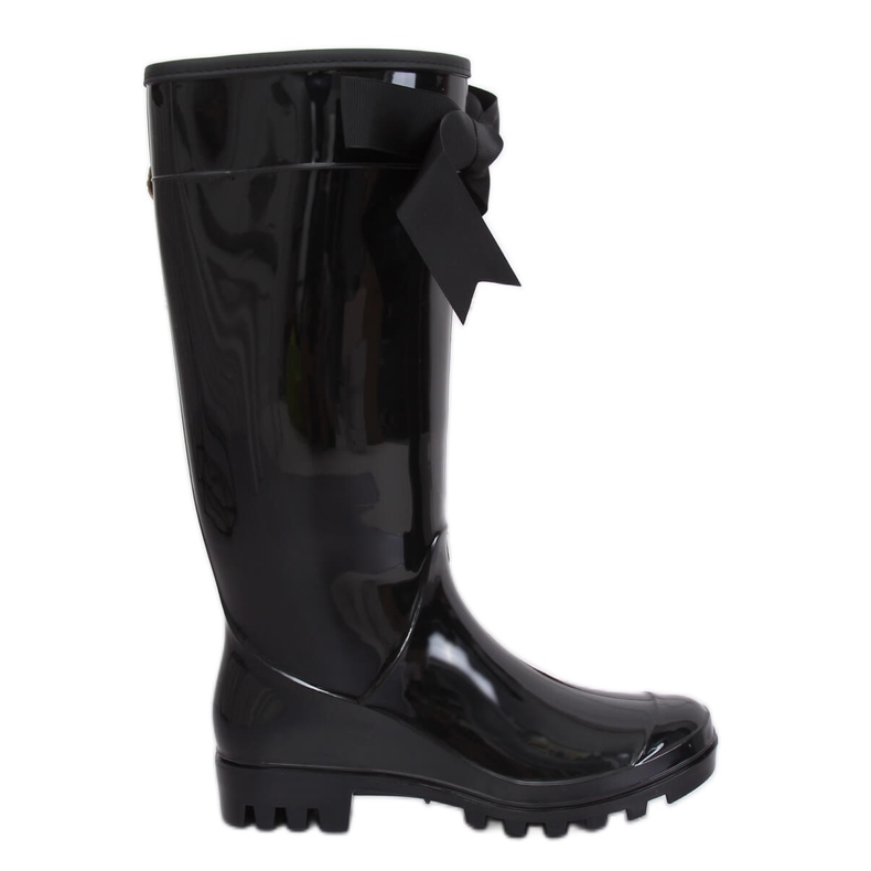Galosce da donna nere 812-10 Nere nero giallo