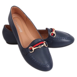 Mocassini blu navy 9F177 DK.BLUE