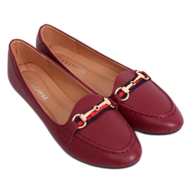 Mocassini Claret 9F177 Borgogna rosso