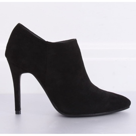 Scarpe scamosciate nere su tacco a spillo TX-1850 Black nero