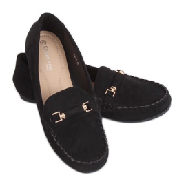 Mocassini da donna neri 22-7 Black nero