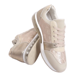 Scarpe sportive da donna oro BL206 Gold d'oro