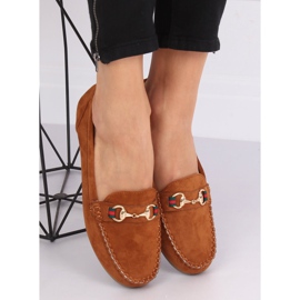 Mocassini da donna cammello CH-1M16 Camel marrone