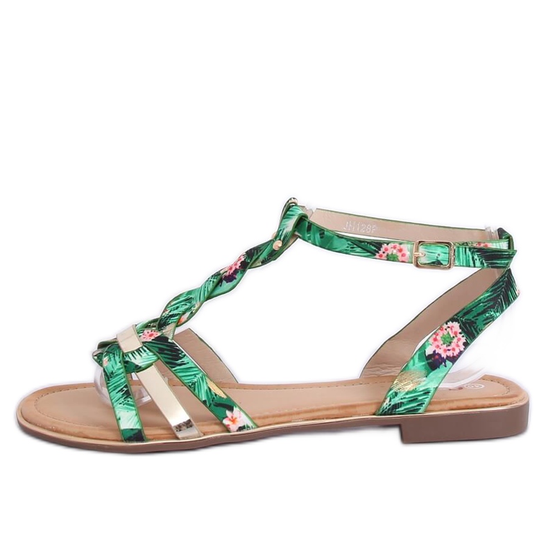 Sandali verdi da donna JH128P Flower Green verde