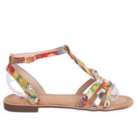 Sandali da donna arancioni JH128P Flower Orange arancia