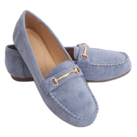 Mocassini da donna blu 99-01A Blu