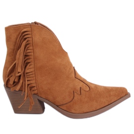 Camel NC999 Stivali da cowboy color cammello marrone