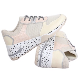Scarpe sportive beige YL-22 Beige